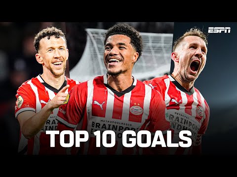 De 🔟 𝐌𝐎𝐎𝐈𝐒𝐓𝐄 𝐆𝐎𝐀𝐋𝐒 van PSV in de Eredivisie 2024/25 ☄️