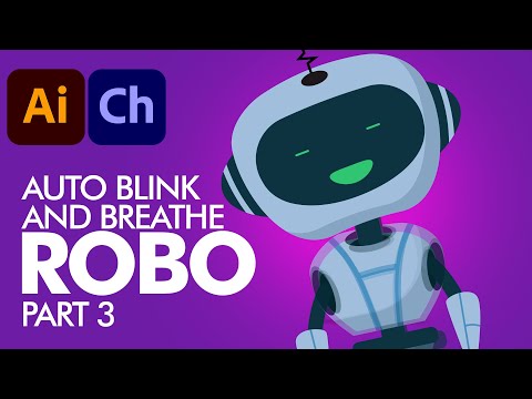 Auto blink and Breathe in Adobe Character Animator اردو हिंदी Eng Sub
