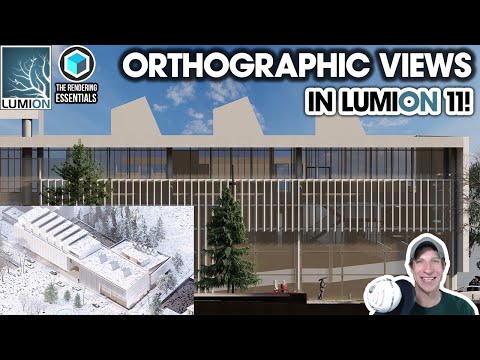 Creating ORTHOGRAPHIC Views in Lumion 11! (Elevations, Plans, and More!)