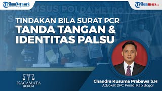 Surat Swab PCR Palsu Tercantum Tanda Tangan dan Identitas Rumah Sakit, Bagaimanakah Penindakannya?