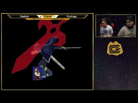 Vintage (Marth) VS. Sambob (Falco) Winners Semis - The Cave Melee