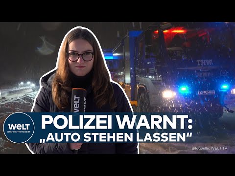 HESSEN: Chaos auf Autobahnen - Zehn Stunden im Stau