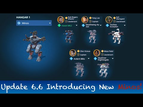 War Robots: Update 6.6 Introducing New Titan Minos! #WarRobotsRemastered