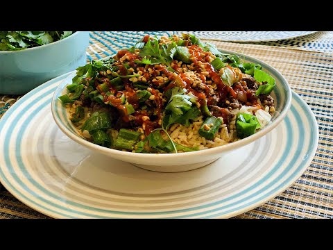 Recette à la viande hachée en 15 minutes, Boeuf Haché à Coréenne