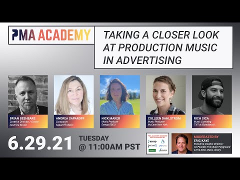 PMA Academy: Taking a Closer Look at Production Music in Advertising