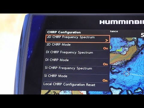 Humminbird HELIX How To: CHIRP Configuration