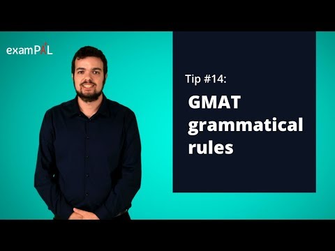 GMAT tip #14: How to remember GMAT grammatical rules