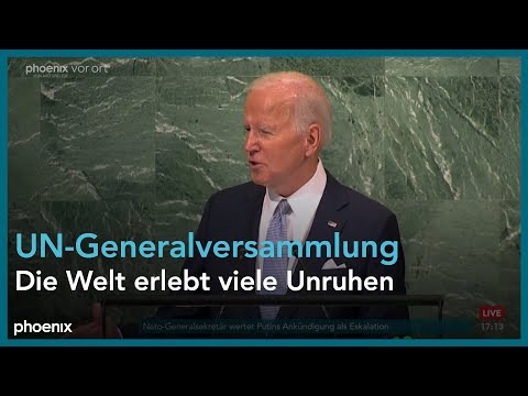 Rede von US-Präsident Biden vor den UN