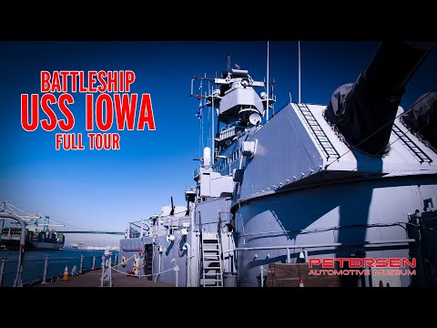 USS IOWA FULL TOUR | Naval Battleship Legend