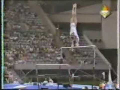 Virginie Machado - 1992 Olympics Team Compulsories - Uneven Bars