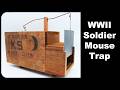 WWII Soldier K-Ration Mouse Trap Catches Rats & Mice. Mousetrap Monday.