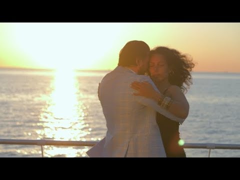 Young Hispanic Couple Dancing Elements From Latin-american Dance Outdoors | Stock Footage -