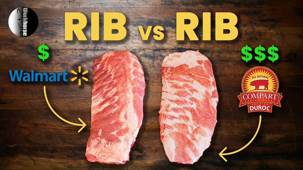 Compart Duroc Pork Ribs - VS - Walmart Pork Ribs