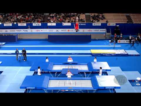 MELNIK Mikhail (RUS) M - 2019 Trampoline Worlds, Tokyo (JPN) - Qualification Trampoline R1