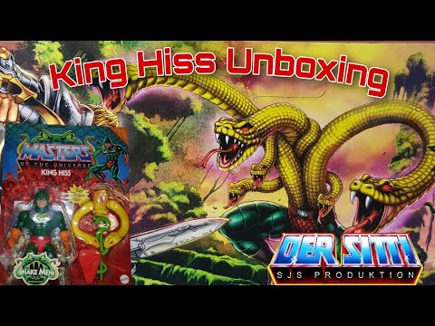 Super geile Figur😎 - Masters of the Universe Origins King Hiss Unboxing VS Vintage