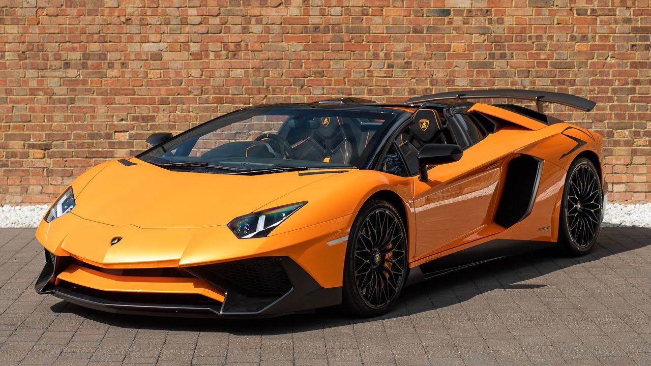 16 Used Lamborghini Aventador Lp 750 4 Sv Roadster Arancio Atlas