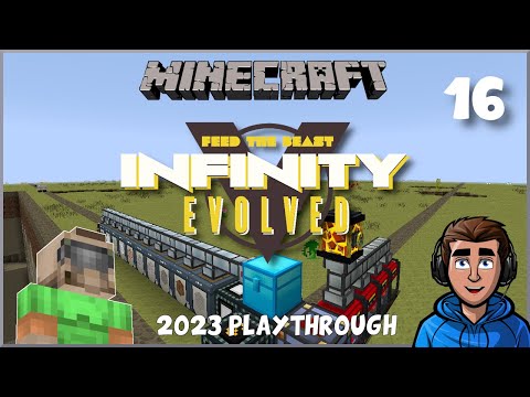 Minecraft FTB Infinity Evolved - Ender Quarry & Ore processing! - #16 (2023, 1.7.10)