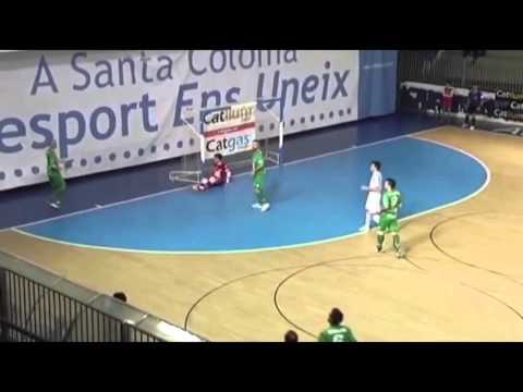 Paradas Raúl Jiménez en Catgas E. Santa Coloma - Magna Gurpea. J26, 1ªDiv