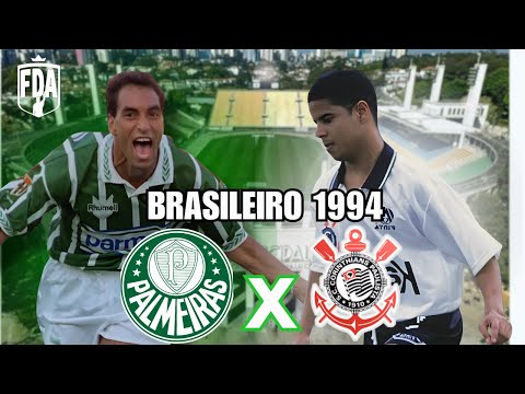 BRASILEIRO 1994 - CORINTHIANS 1X3 PALMEIRAS 1º JOGO DA FINAL - GALVÃO BUENO