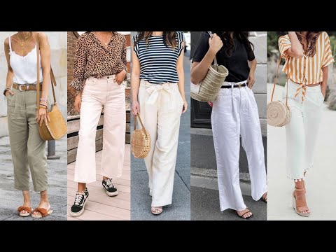 ATUENDOS y COMBINACIONES de ROPA para VESTIR COMODA y ELEGANTE con MODA 2024  PRIMAVERA VERANO 2024