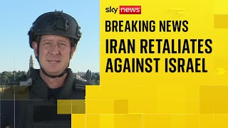 Air raid sirens sound as IDF says Iran has launched retaliatory strikes