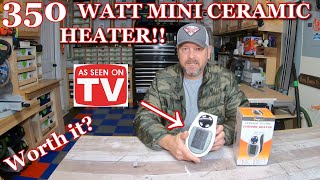 As seen on TV 350 watt ceramic heater. Will it work for my camper?