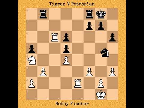 Bobby Fischer vs Tigran Petrosian | Candidates Final, 1971 #chess