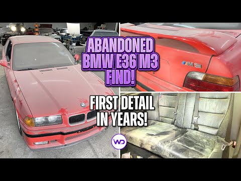 VERLASSENER KÖRPER-SHOP FINDEN Erstes Detail seit Jahren BMW E36 M3! Befriedigende Fahrzeugdetails