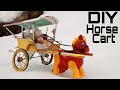 How To Make Horse Cart With Cardboard At Home DIY Cardboard Horse Cart