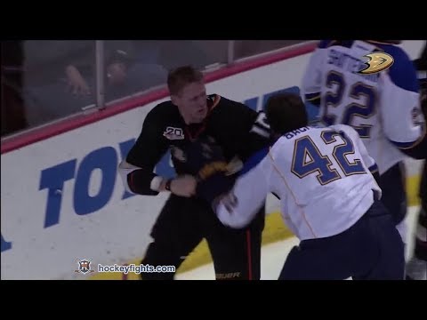 David Backes vs Corey Perry Feb 28, 2014