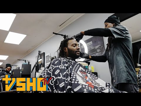 4shoTV: Peezy is about to cut his dreads & go bald w/ big earrings [Episode 34]