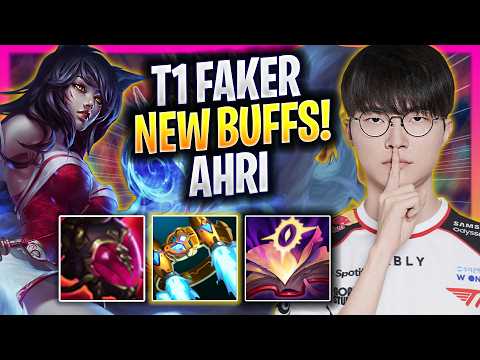 FAKER TRIES AHRI WITH NEW BUFFS! - T1 Faker Plays Ahri MID vs Leblanc! | Season 2026