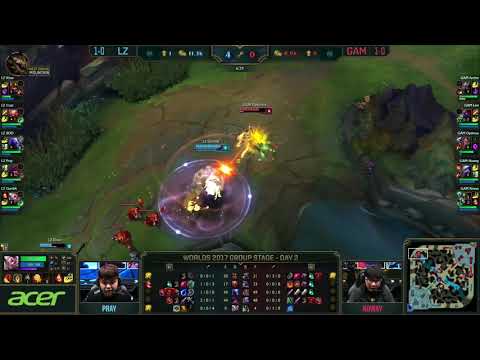 LZ vs  GAM  Group Stage Day 2   2017 World Championship