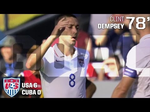 MNT vs. Cuba: Clint Dempsey Third Goal - July 18, 2015