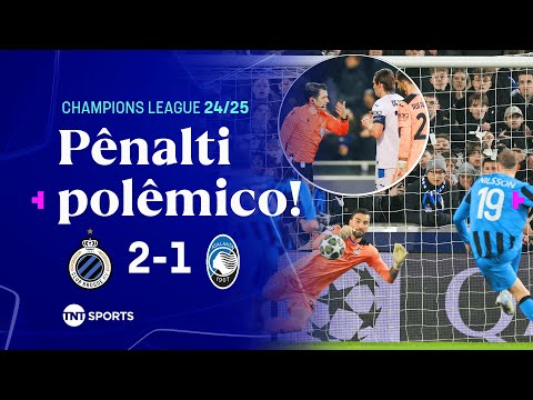 Gols e lances de Club Brugge x Atalanta