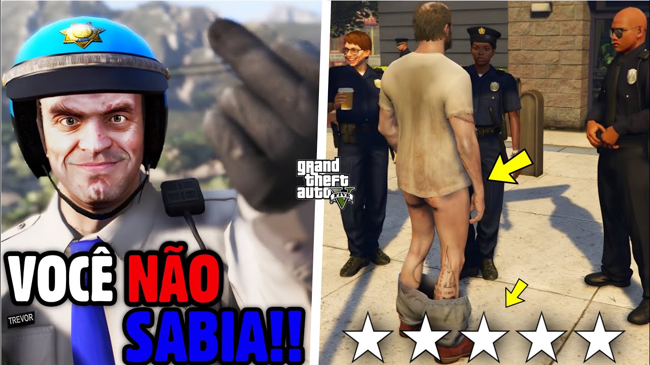 + 30 curiosidades SOBRE A POLÍCIA em GTA 5