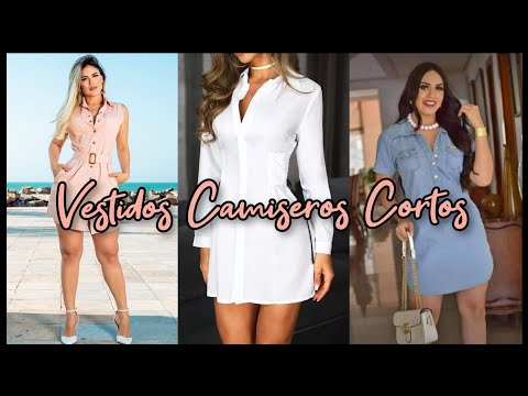 VESTIDOS BONITOS ESTILO CAMISEROS #tendency #vestidos #vestidosdemoda #vestidosdefiesta #dresess
