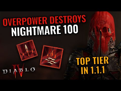 New Best Blood Necro Build | Overpower is Overpowered? | Diablo 4 Necromancer Guide