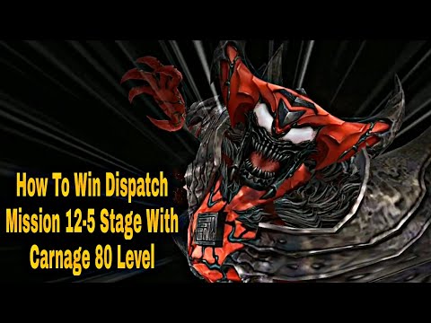 Carnage 80 Level Clear Dispatch Mission Stage 12-5 With Latest Uniform - Marvel Future Fight