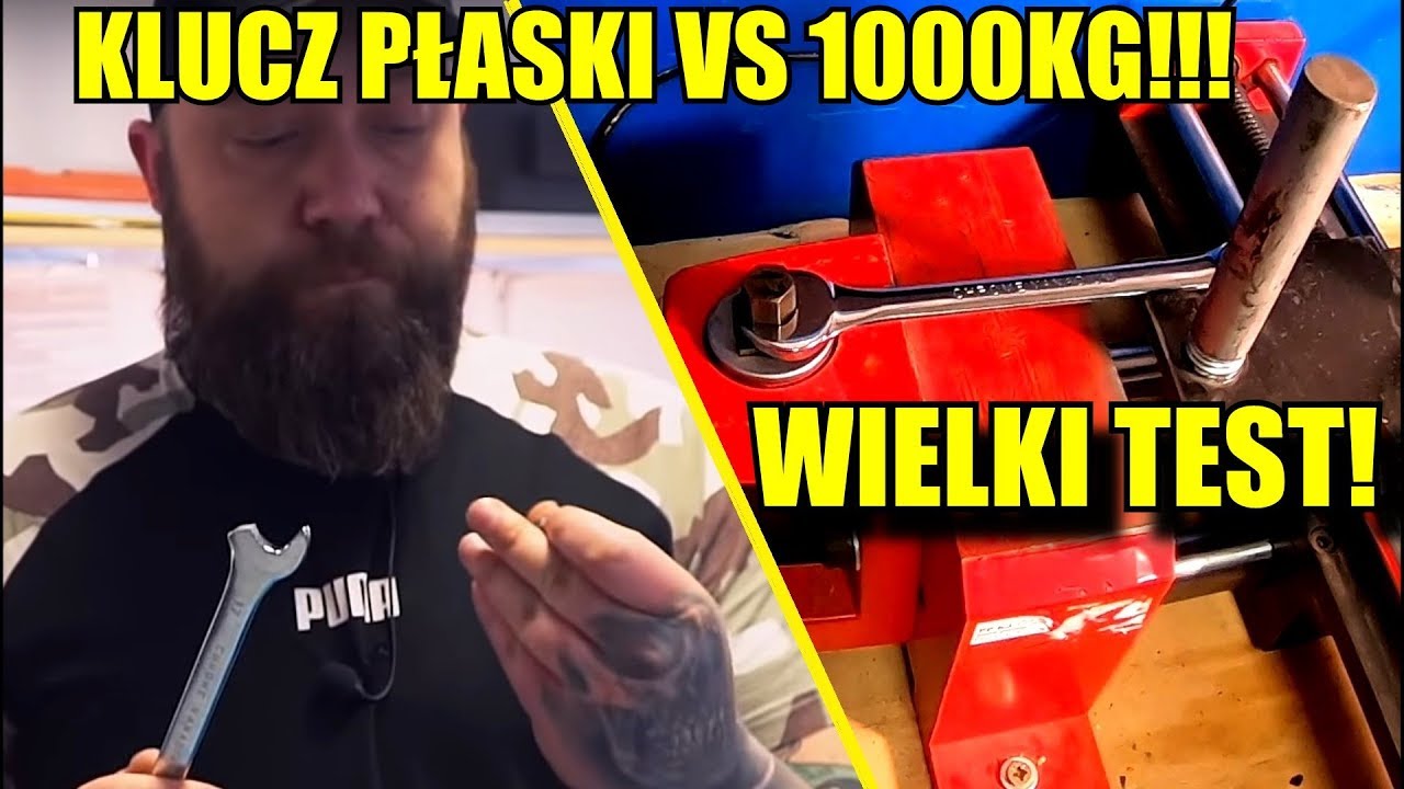 TEST !!! KLUCZ PŁASKI VS 1000KG. TEGO NIKT SIĘ NIE SPODZIEWAŁ !!!