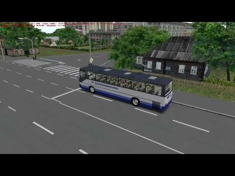 OMSI 1.04 Ikarus 250.93 карта Чистогорск 0.7 маршрут 250
