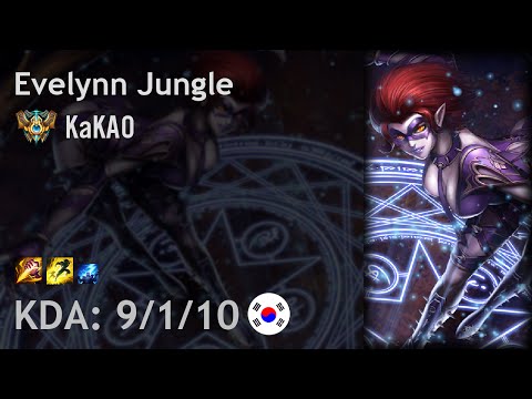 Evelynn Jungle vs Hecarim - KaKAO - KR Challenger Patch 6.19