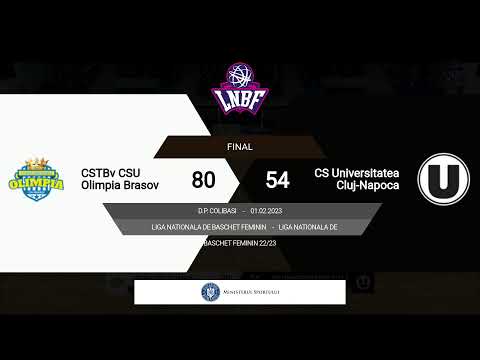 LNBF 2022-2023: Olimpia CSU Brașov - Universitatea Cluj-Napoca