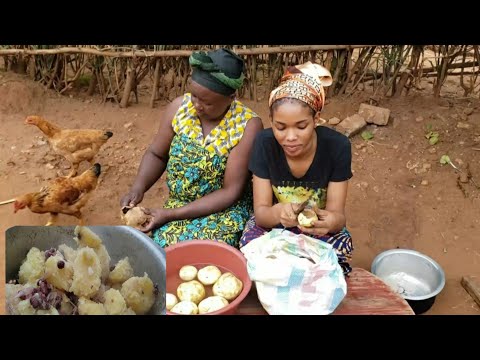Cooking Mixed Potatoes and Beans  Simple & Delicious African Home Recipe