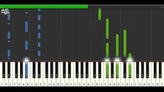 Crazy Babies - Ozzy Osbourne | Adelina Piano synthesia tutorial