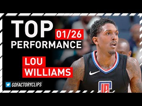 Lou Williams TOP Full Highlights vs Grizzlies - 40 Pts, 10 Ast | 2018.01.26