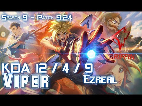 GRF Viper EZREAL vs YASUO ADC - Patch 9.24 KR Ranked