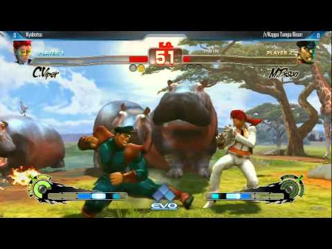 [EVO 2014 USFIV Top 256] Kyabetsu (C.Viper) vs r-Kappa Tampa Bison (M.Bison)
