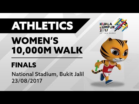 KL2017 29th SEA Games | Athletics - Women's 10,000m Walk FINALS | 23/08/2017