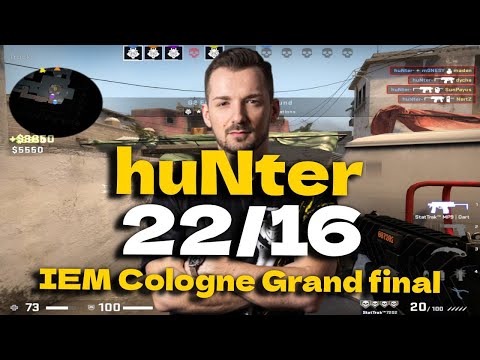 CSGO POV G2 huNter (22/16) vs ENCE (MIRAGE) @ IEM Cologne 2023 Grand final